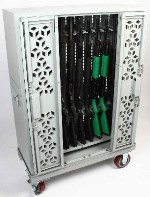 Combat Weapon Racks on Caster Base